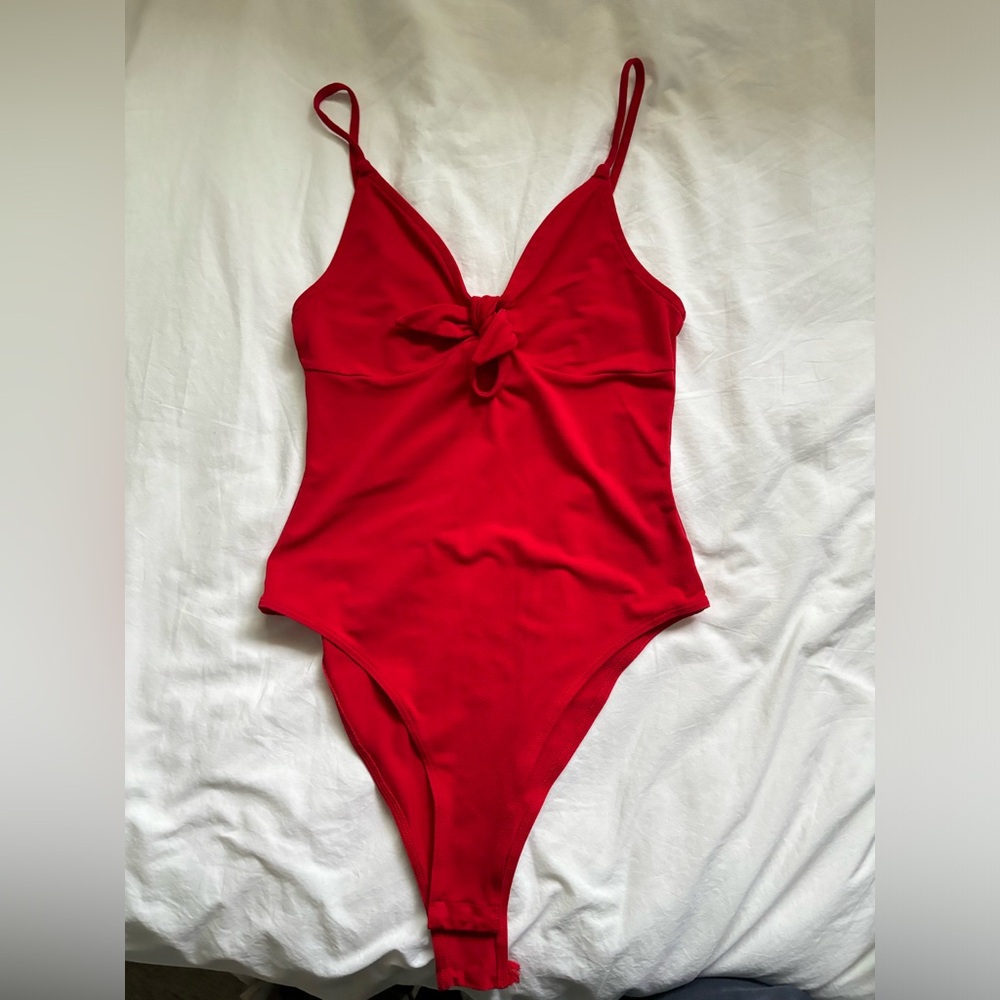 Red Bow Bodysuit